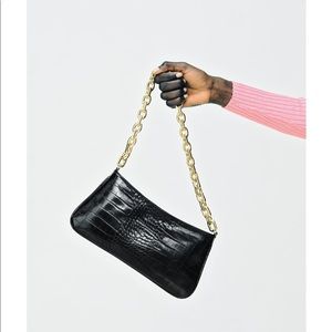 ZARA NWT CHAIN STRAP ANIMAL EMBOSSED BAG 🖤